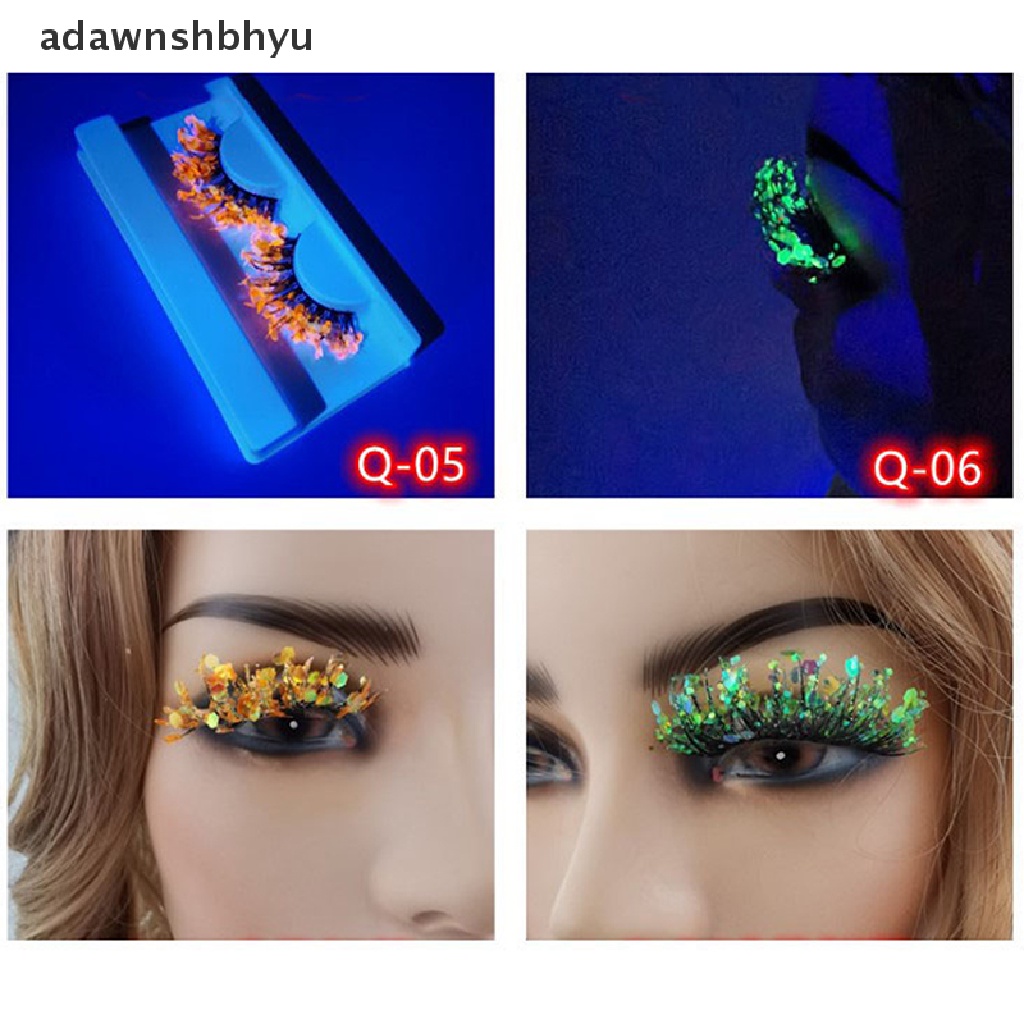 Lông Mi Giả Nhiều Màu Sắc Lấp Lánh adawnshbhyu