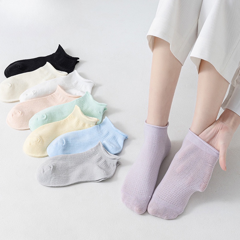 Vớ cotton Lưới Thoáng Khí Màu Kẹo Ngọt Phong Cách Lolita Mới Cho Trẻ Em