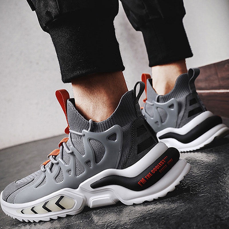 GUDETUOne Giày Thể Thao Chạy Bộ Nhẹ Nhàng Đế Mềm Cho Nam