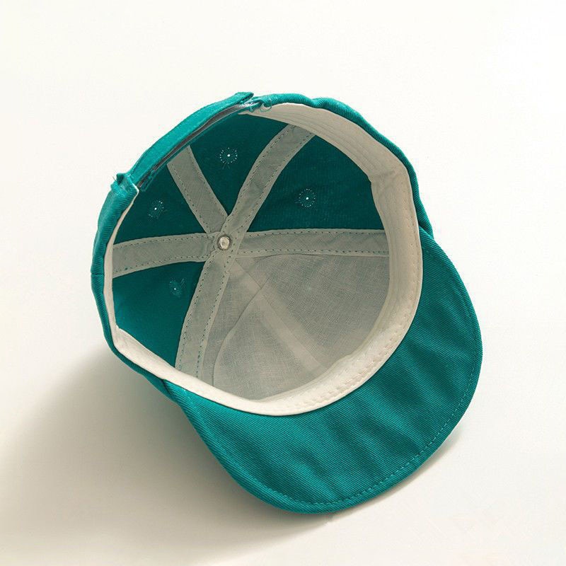 Mũ Lưỡi Trai Màu Trơn Thêu Chữ Phong Cách Thể Thao Thời Trang Mùa Hè Cho Nam Và Nữ