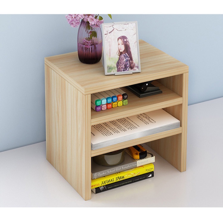 Kệ sách để bàn 3 tầng - kệ máy tính decor bàn học