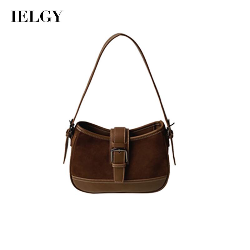 Túi Đeo Vai Màu Cà Phê Phong Cách Pháp Thời Trang Sang Trọng Cho Nữ