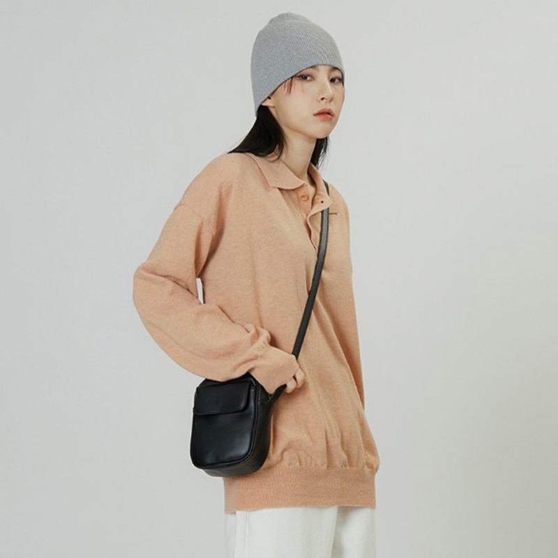 Ielgy Túi Đeo Chéo mini Đựng Điện Thoại Màu Kẹo Ngọt Thiết Kế niche Hàn Quốc Cho Nữ