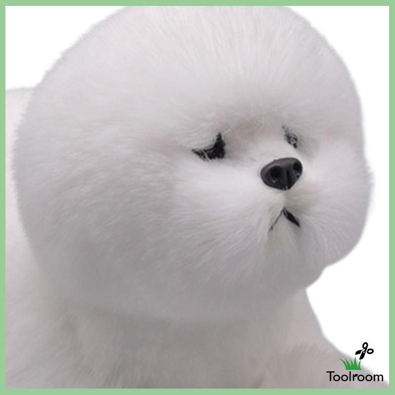 Thú Nhồi Bông Hình Chú Chó Sống Động Trang Trí Tương Tác Cho Bé