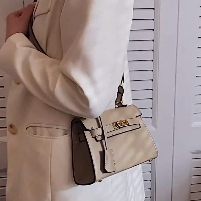 Túi Xách Đeo Chéo Thiết Kế Đơn Giản Thời Trang Pháp Cao Cấp Cho Nữ