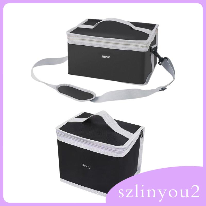 Túi Đựng Bút Đánh Dấu Bằng Vải Bạt Có Dây Kéo Cho Người Lớn