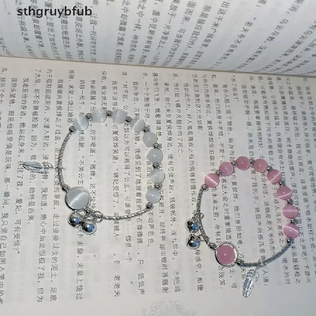 Vòng Tay Chuỗi Hạt Đá Mắt Mèo Giả Thời Trang Cho Nữ