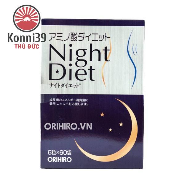 [DATE 12/2024] VIÊN UỐNG GIẢM CÂN NIGHT DIET ORIHIRO (HỘP 60 GÓI - DÙNG TRONG 30 NGÀY)