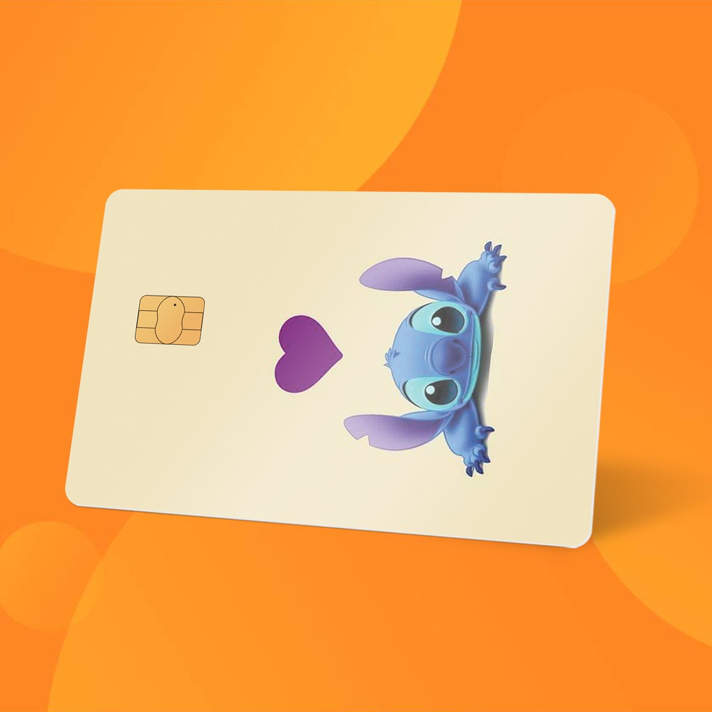 Miếng Dán Thẻ Card Stitch | SKIN ATM, Thẻ Chung Cư Trang Trí - Chất Liệu Decal Vinyl Chống Nước