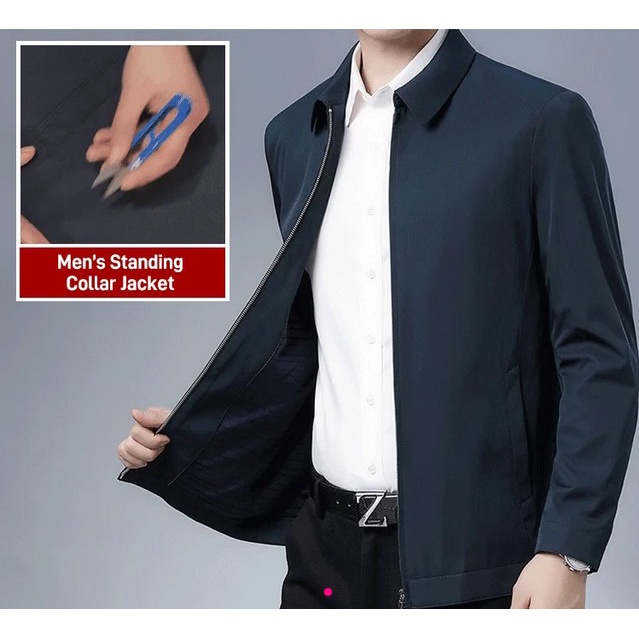 Áo Khoác Thiết Kế Đơn Giản Thời Trang Công Sở Cho Nam