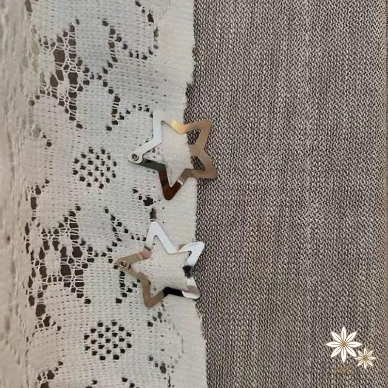 Kẹp Tóc Ngôi Sao Năm Cánh Bằng Kim Loại Dễ Thương Xinh Xắn