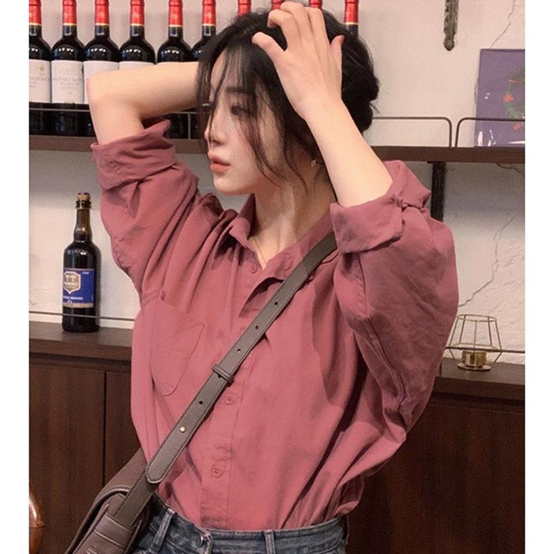 Áo Sơ Mi Thiết Kế Phong Cách Pháp Thời Trang Mùa Xuân 2023 Mới Cho Nữ