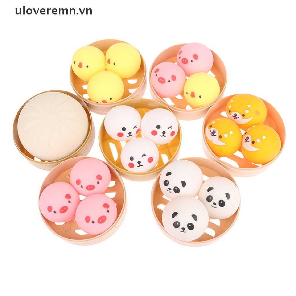 Đồ Chơi Nhồi Bông Hình Bánh Bao Hấp Độc Đáo Giảm Căng Thẳng