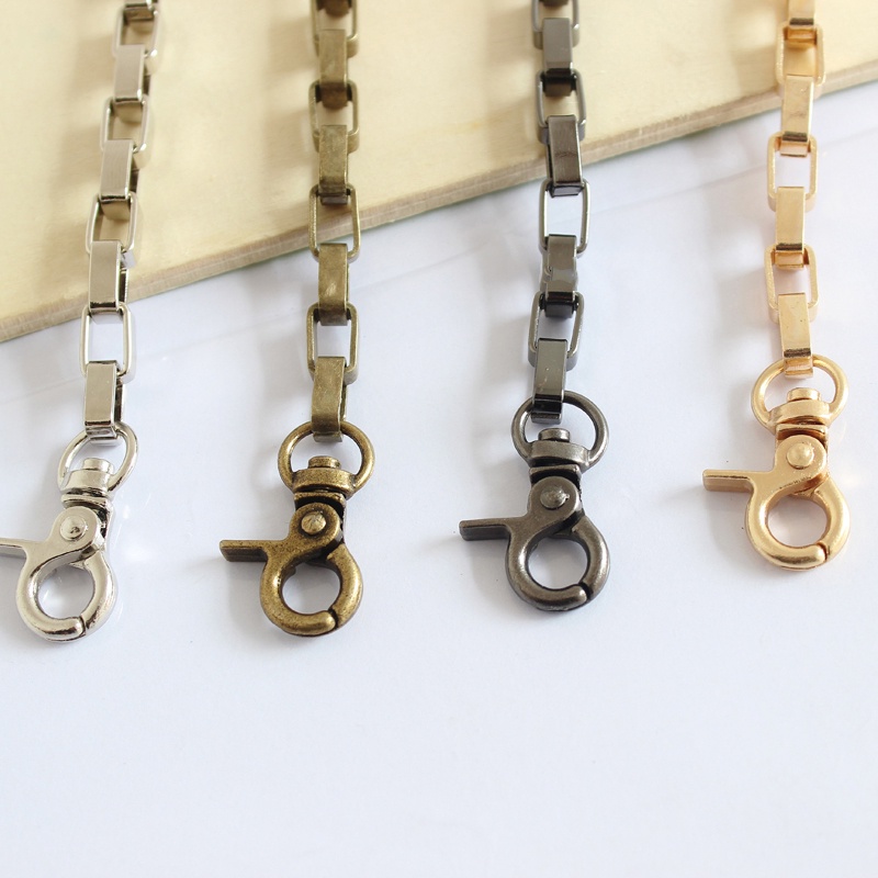 Dây Xích Túi Xách Thay Thế Bằng Nhôm Bản Rộng 7mm Hình Chữ Nhật