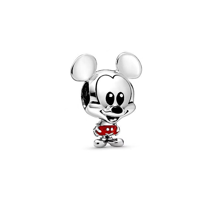 DISNEY Hạt Xâu Chuỗi Bạc 925 Mini Hình Chó Mèo Pluto Goofy Dễ Thương Dùng Làm Trang Sức Pandora925 DIY