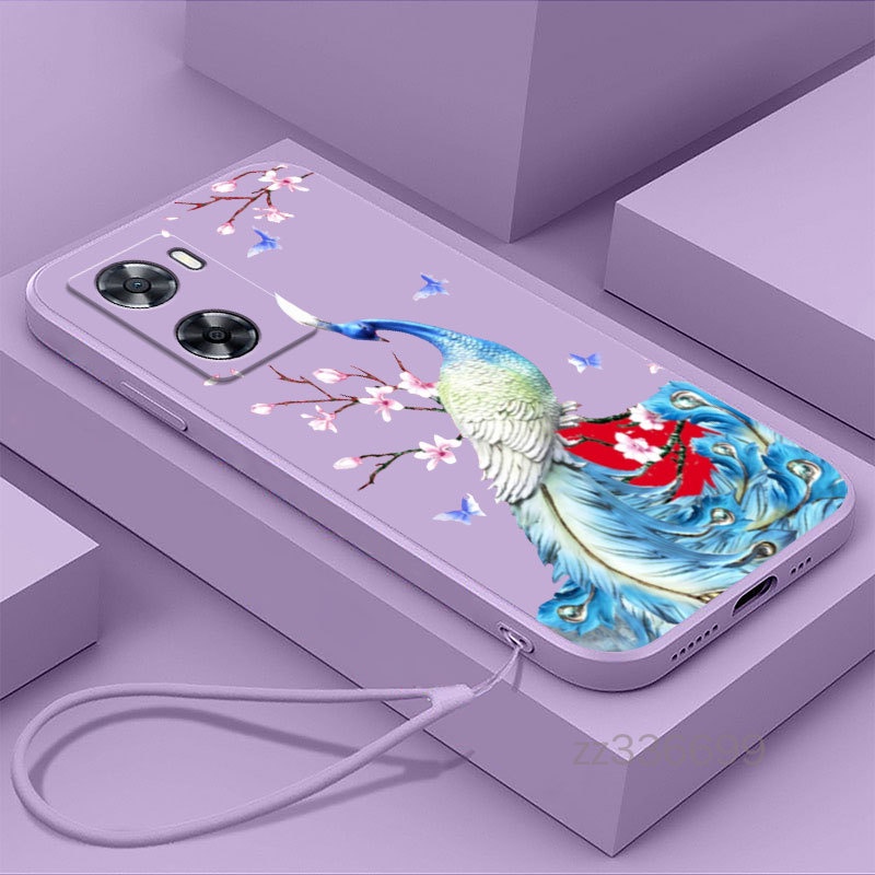 Ốp ĐiệN ThoạI HọA TiếT TráI ĐàO Cho OPPO A57 2022 4G 5G A77S A77 4G A77 5G A73 2020 A97 K10 4G