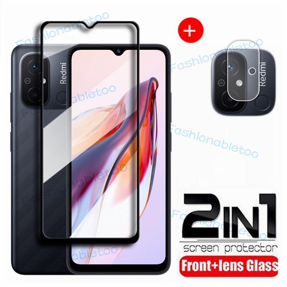 Kính Cường Lực Bảo Vệ Camera 2 Trong 1 Cho Redmi 12C 11A 12 C 11 A Redmi12C Redmi11A