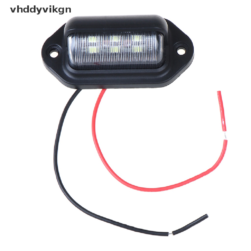 1 Đèn LED 6 Bóng 12V Chống Nước Gắn Biển Số Xe Hơi, Xe Tải, Tàu Thuyền
