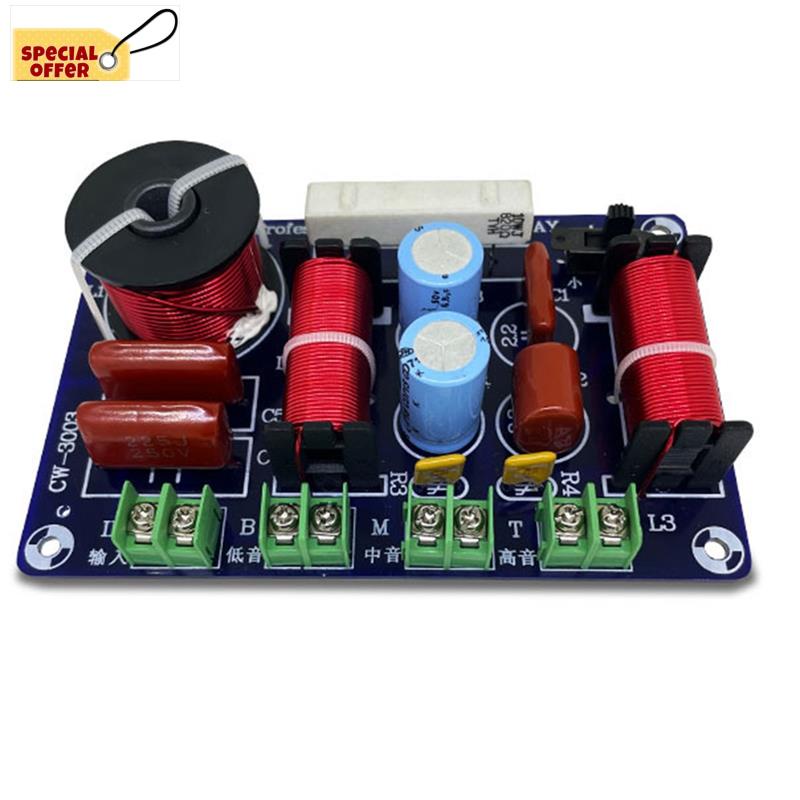 3 Way Frequency Divider Hi-Fi Crossover Audiophile Home Theater High Middle and Low Speakers Retrofit Crossov Crossover