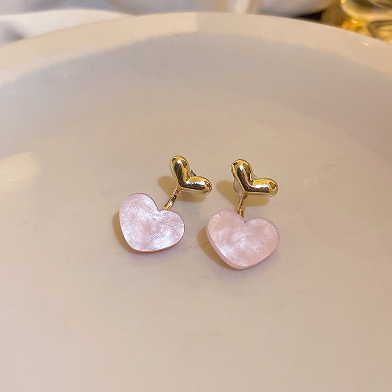 Bông Tai Màu Hồng Thiết Kế Đơn Giản Thời Trang Mới 2023