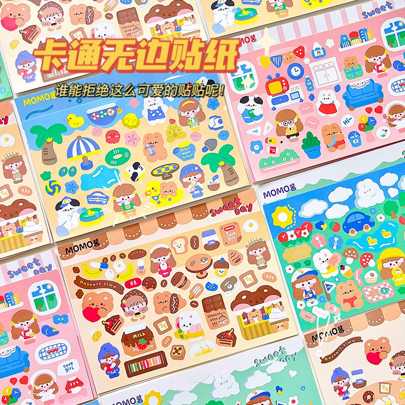 &lt;Video Review&gt; Bộ Tấm Sticker Nhũ Dán Trang Trí Ảnh Idol Hàn Quốc Bộ Hình Dán Trang Trí Sổ Tay Nhật Ký Điện Thoại Y005