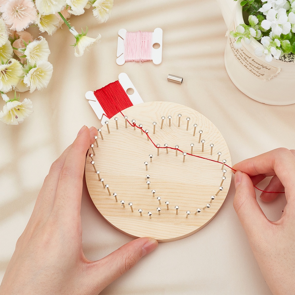 1 Bộ Phụ Kiện Dây Trái Tim Làm Bánh Cupcake Trang Trí Tường Độc Đáo