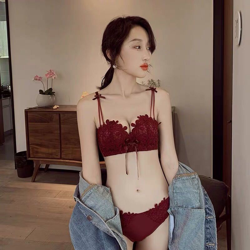 áo ngực của，Ngực nhỏ, làm dày, nâng đẩy, điều chỉnh, áo ngực, áo ôm ngực, áo lót nữ, không gọng, áo ngực sexy, chống chảy sệ
