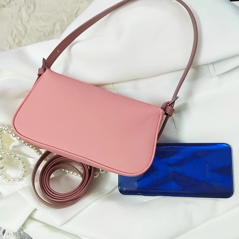 Túi Đeo Vai Màu Trơn Thời Trang Cho Nữ