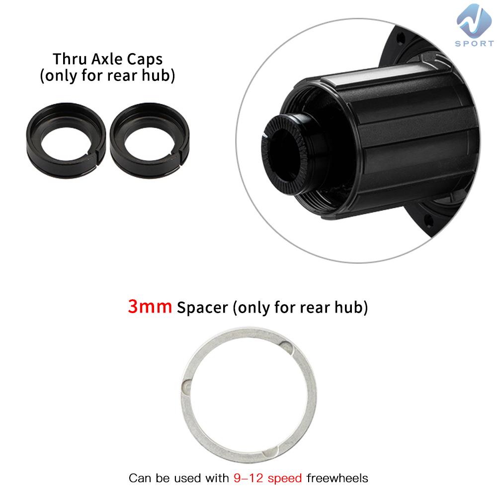 Trục Phanh Đĩa Trước Và Sau 32 Lỗ Bằng Hợp Kim Nhôm Cho Xe Đạp Leo Núi