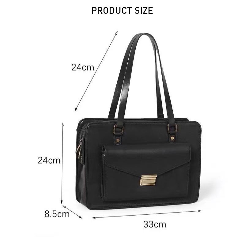 Nallcher Túi Xách Da PU Bóng Phong Cách retro Nhật Hàn Thời Trang Dành Cho Nữ