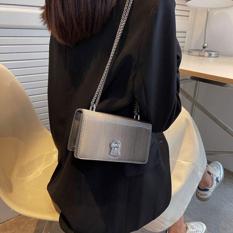 Túi kẹp nách dây xích trơn túi đeo vai dây xích đi học đi làm