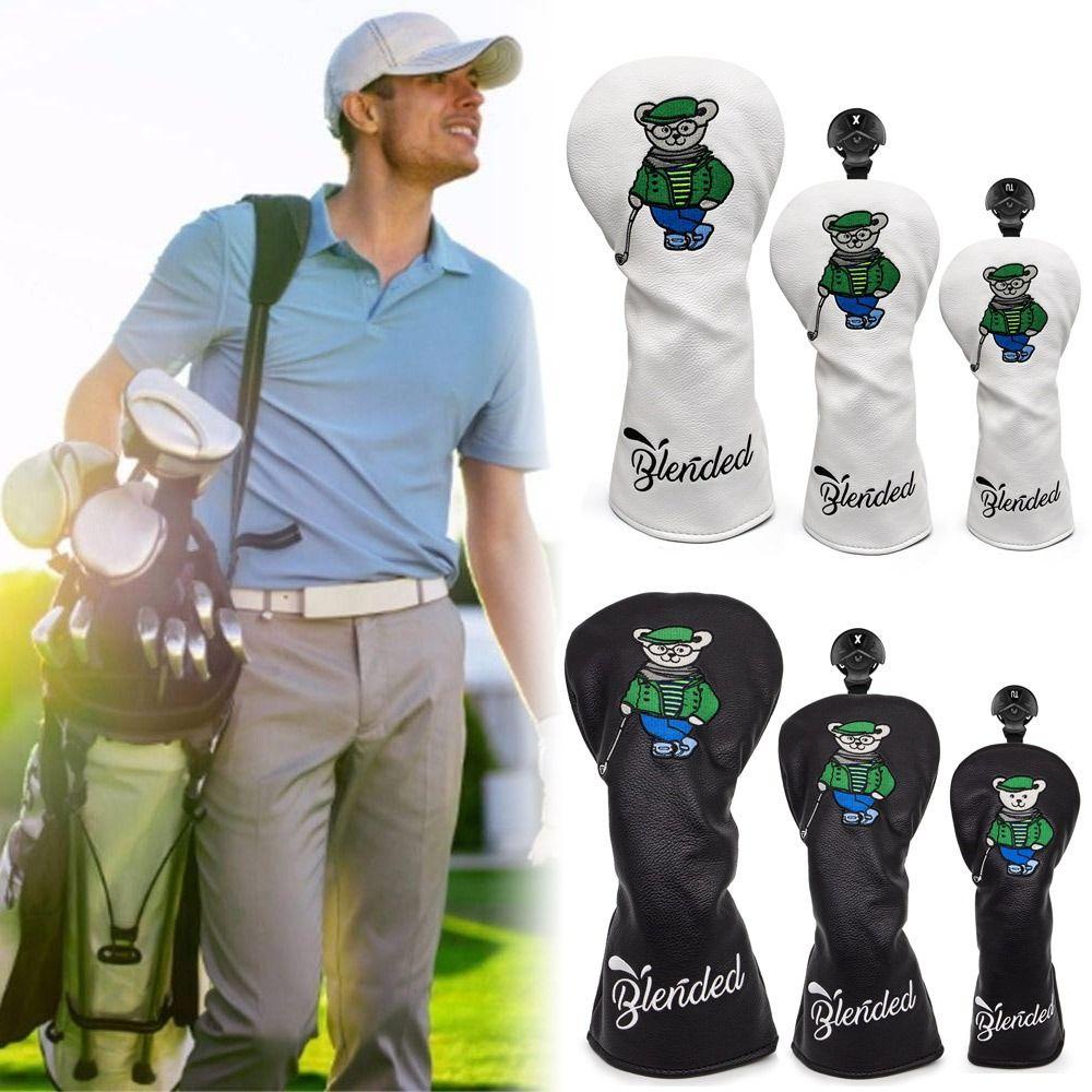 MUVAKO Vỏ Bọc Đầu Gậy Đánh Golf Bằng Da PU Cao Cấp