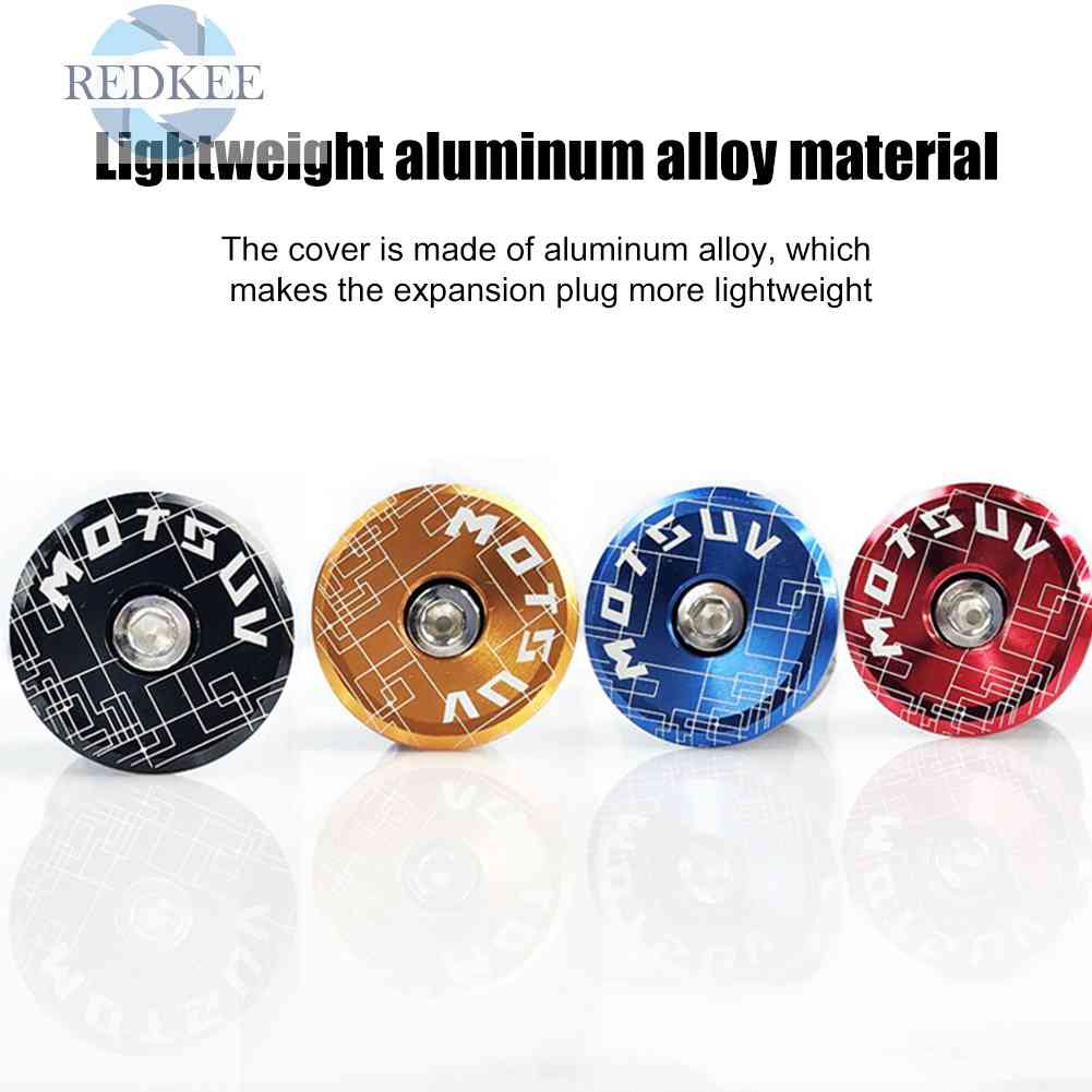 Set 2 Nút Gắn Tay Lái Xe Đạp MTB Bằng Hợp Kim Nhôm