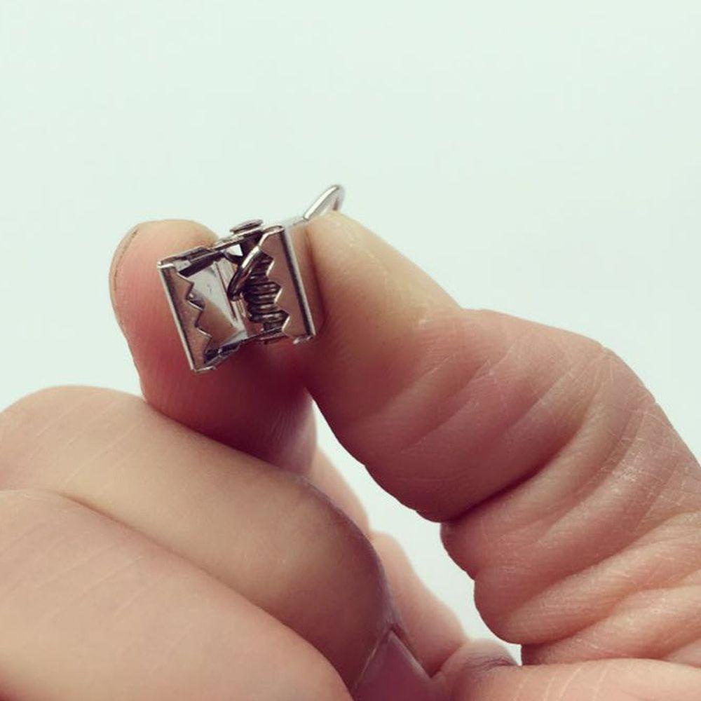 ELEGANT Set 10 Kẹp Cá Sấu Thay Thế Bằng Thép Không Gỉ DIY