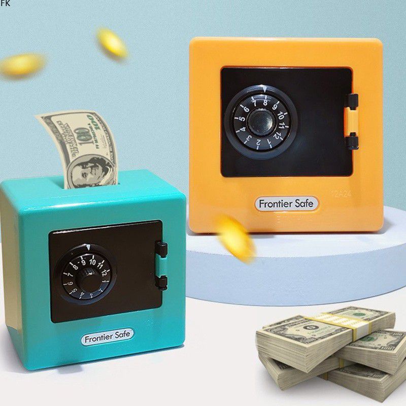 Hộp Đựng Tiền Hoạt Hình Sáng Tạo Hộp Đựng Heo Bằng Mật Khẩu Xoay Atm Hộp Đựng Heo Tiết Kiệm Tiền Xu Mini Cho Trẻ Em Có Khóa Kết Hợp HOME07