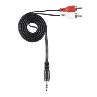 ✱best✱ 1/8 3.5mm audio cables plug jacks to 2 rca male stereo adaptor audio cable