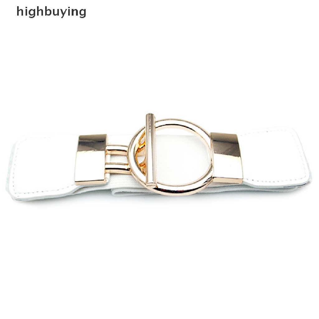 Thắt Lưng Bản Rộng Co Giãn Có Khóa Cài Cho Nữ