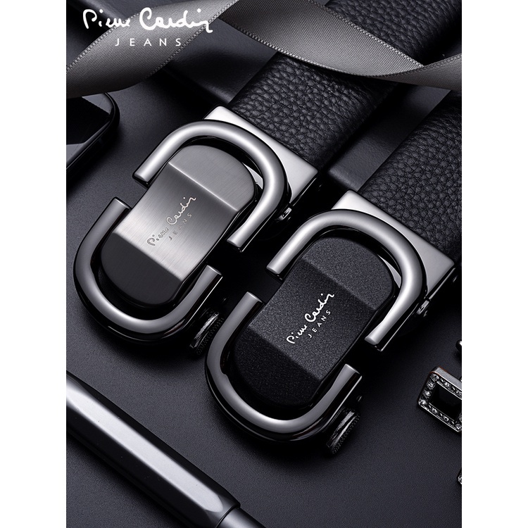 Thắt Lưng Nam Pierre Cardin J9A826Z-881105A Da bò Thật  Chính Hãng Dây nịt Nam Khóa Tự Động hộp quà tặng