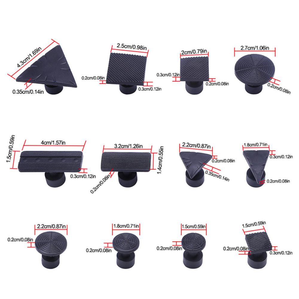 Set 12 Đầu Tab Hỗ Trợ Sửa Chữa Các Vết Lõm Trên Thân Xe Ô Tô A6I9