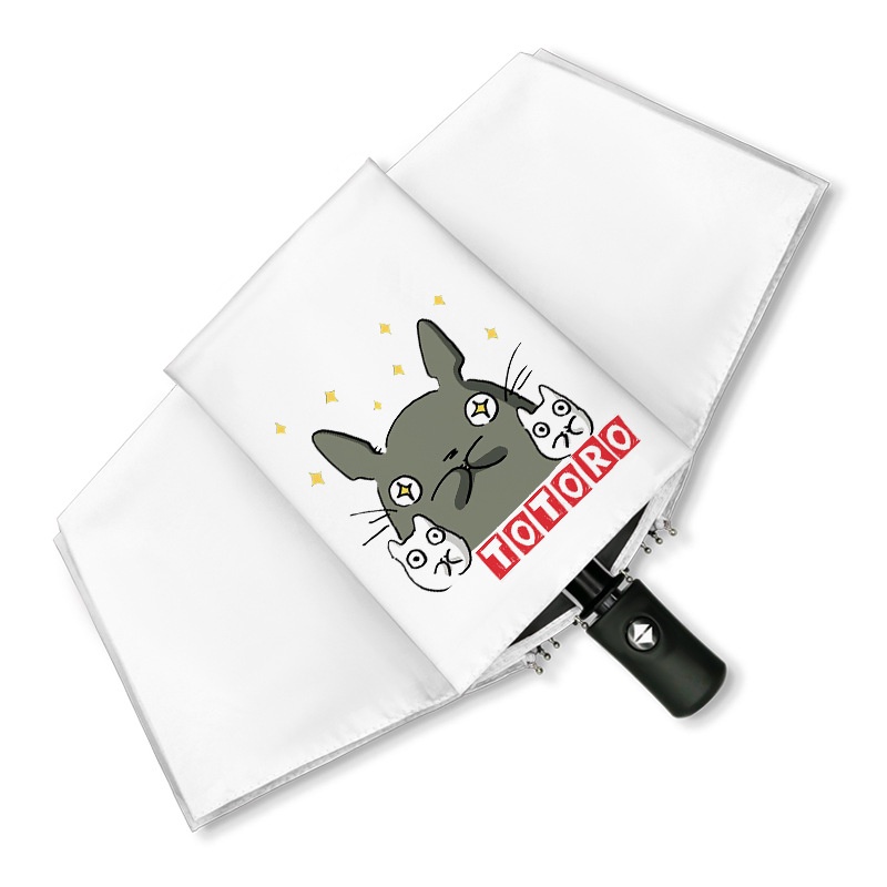 Dù Gấp Tự Động Che Nắng Mưa In Hình Totoro Dễ Thương Cho Bé