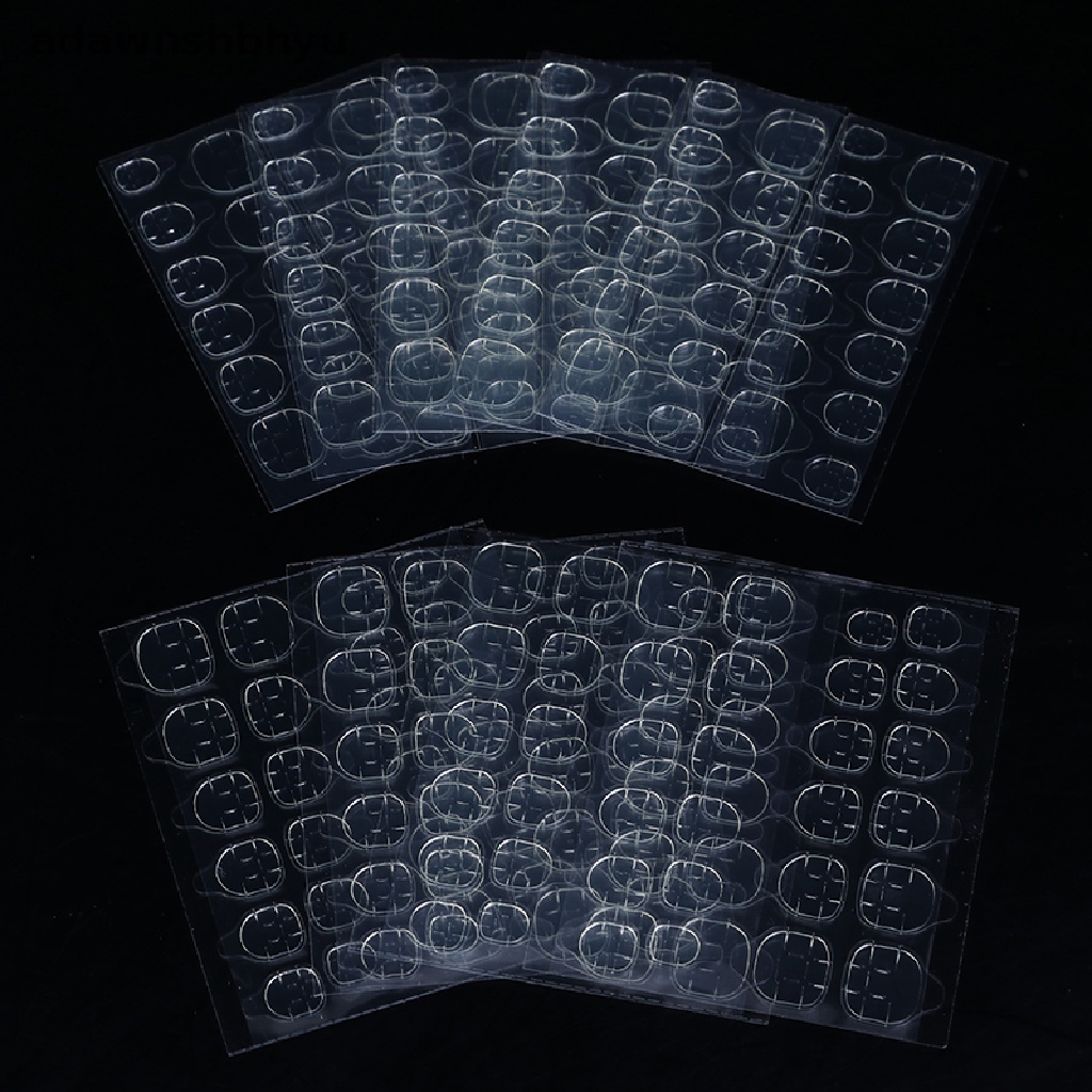 Set 240 Miếng Dán Móng Tay Giả Hai Mặt Bằng Acrylic DIY