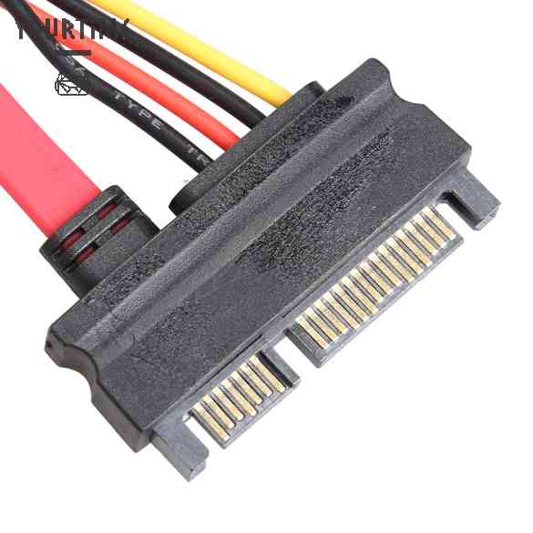 Cáp Mở Rộng Kết Nối Dữ Liệu SATA 45CM 22 pin Sang Ổ Cắm 7 + 15 pin 45CM