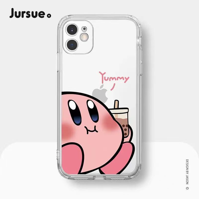 ✅Ốp Điện Thoại Mềm Trong Suốt Họa Tiết Trà Sữa Cho iPhone 14 / 13 12 / 11promax xr / xs 7 / 8pins 5OT4