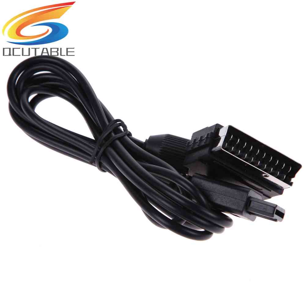 Dây Cáp A / V TV Video Scart RGB Thay Thế Cho Máy Chơi Game Nintendo SNES Gamecube Và N64