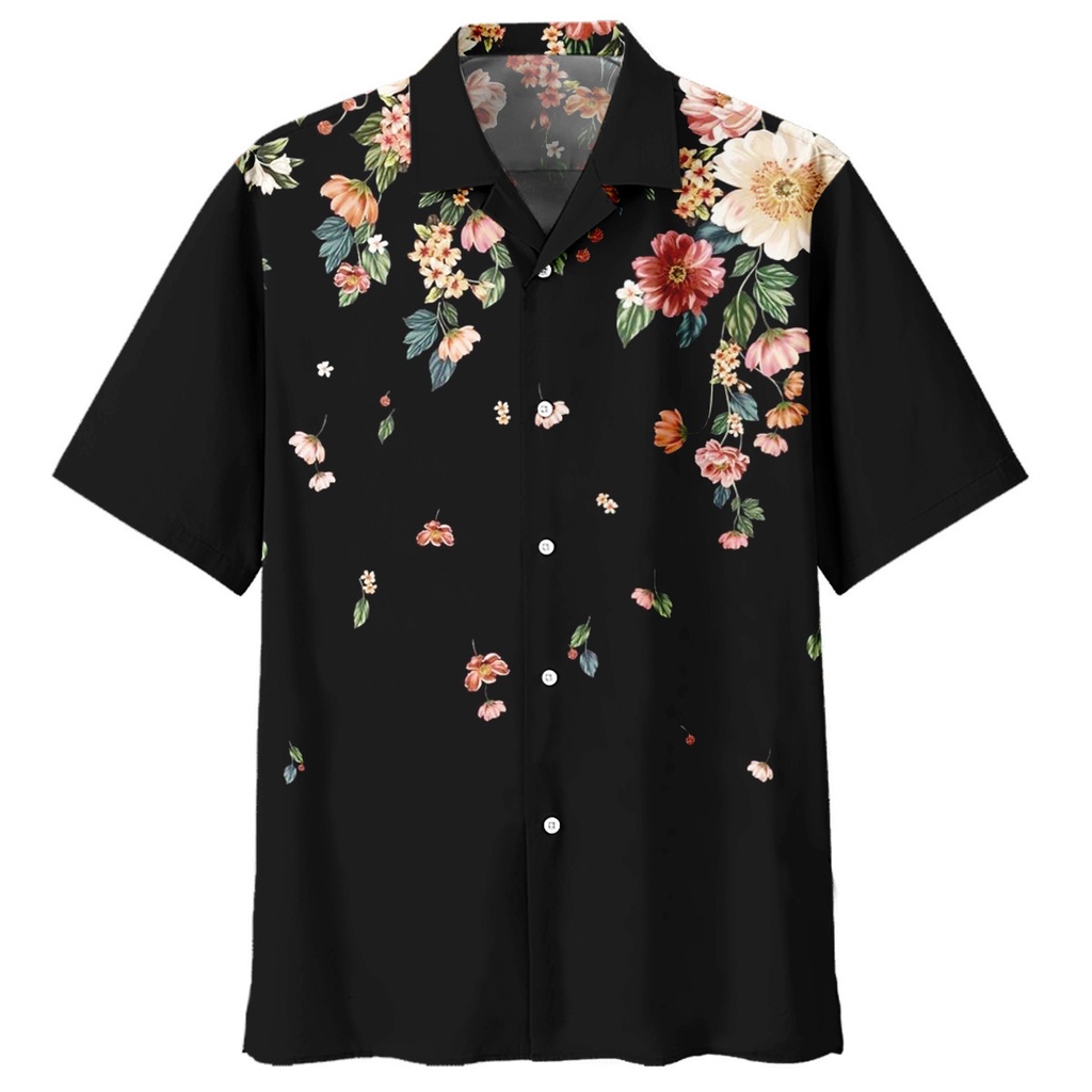 Áo Sơ Mi Tay Ngắn In Họa Tiết Thời Trang WZ 23SS Kiko S-5XL Cho Nam