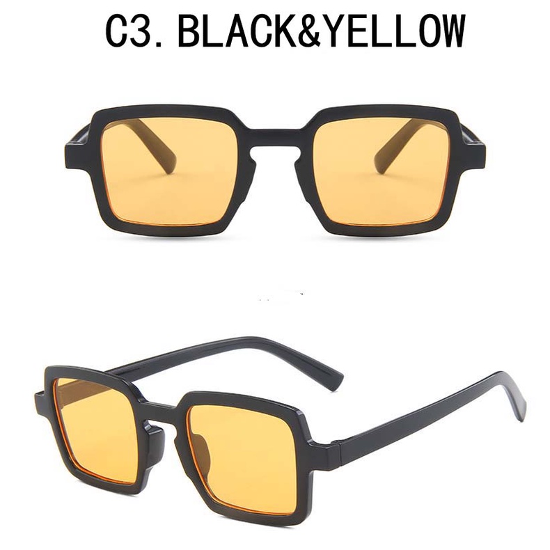 Kính Mát Hình Chữ Nhật Chống Tia UV400 Thời Trang