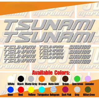Decal dán xe đạp fesa tsunami