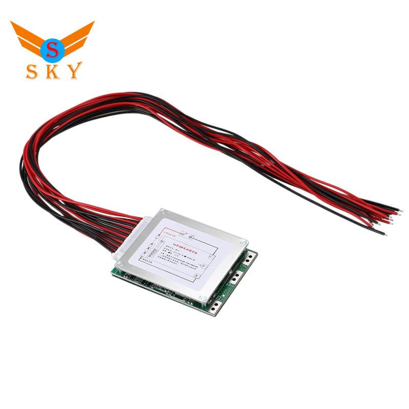 Bảng Mạch Bảo Vệ Pin 16S 48V 20A 18650 Lipo4 BMS PCB Với Cân Bằng Cho E-Bike EScooter