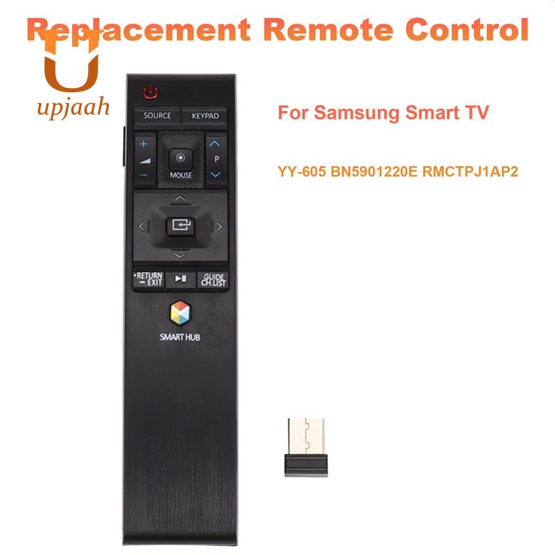 1 Piece Replacement Remote Control for Smart TV YY-605 BN5901220E RMCTPJ1AP2 with USB Mouse Function