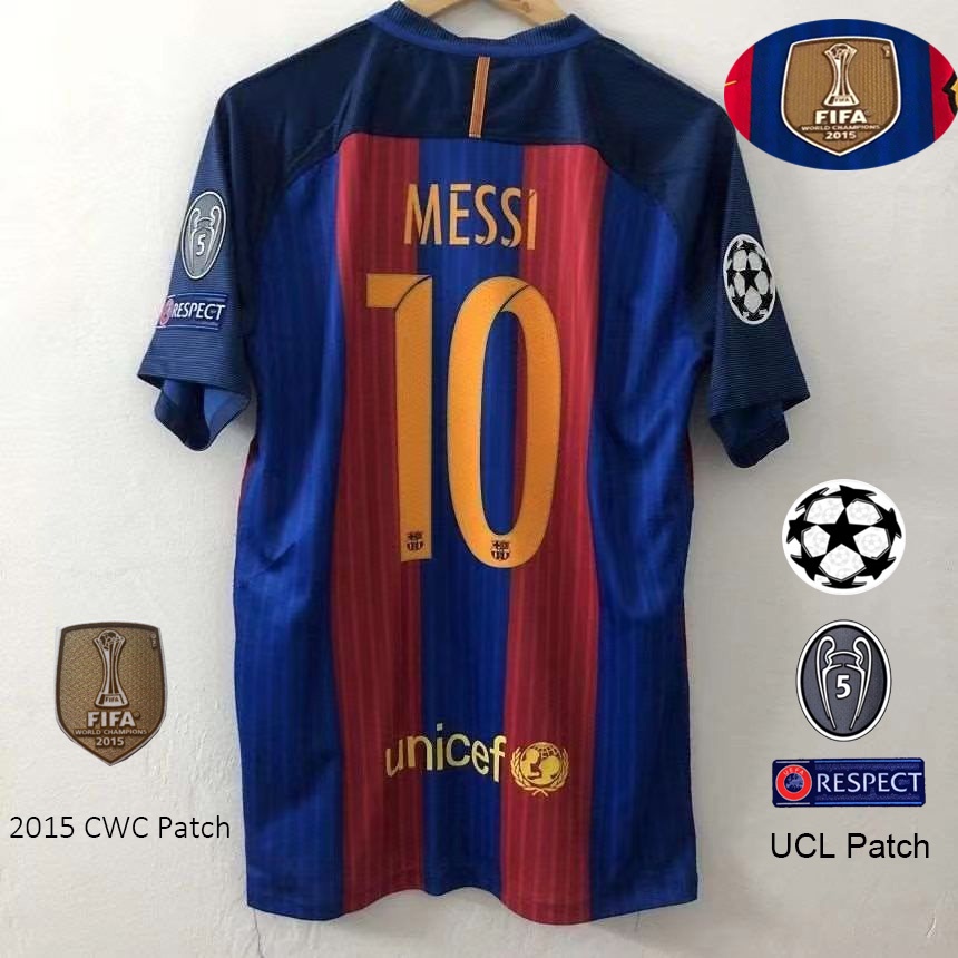 Áo Bóng Đá Đội Tuyển Barcelona Mùa Giải 2016 / 2017 15 / 16 Barca